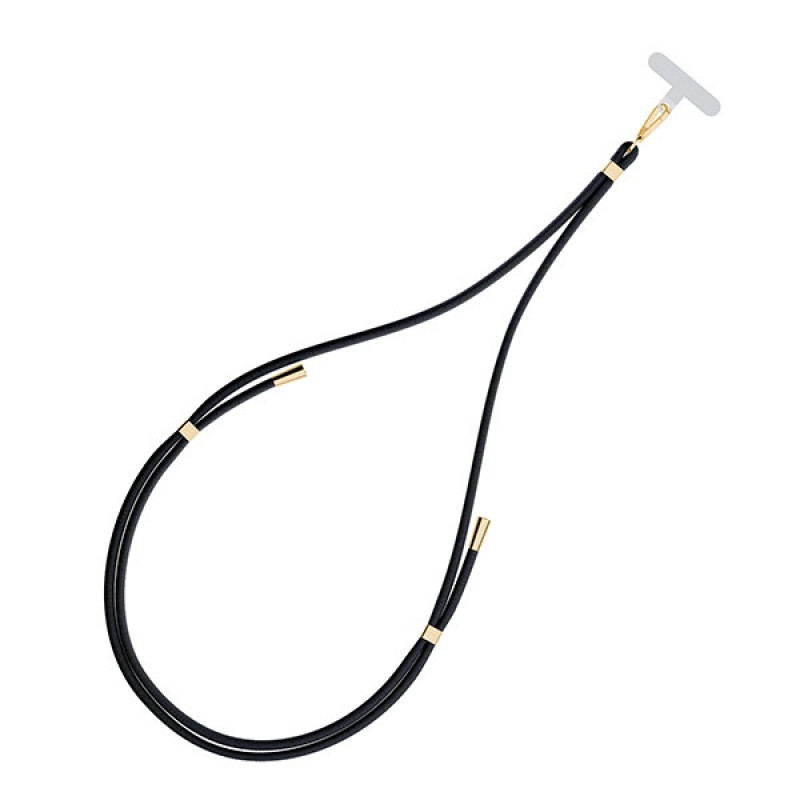 3MK EasyClip Handy-Lanyard, Black / Gold