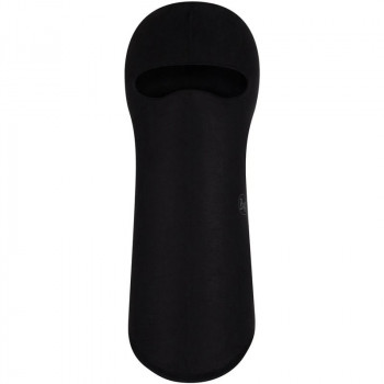 BUFF Ecostretch Balaclava einfarbig schwarz