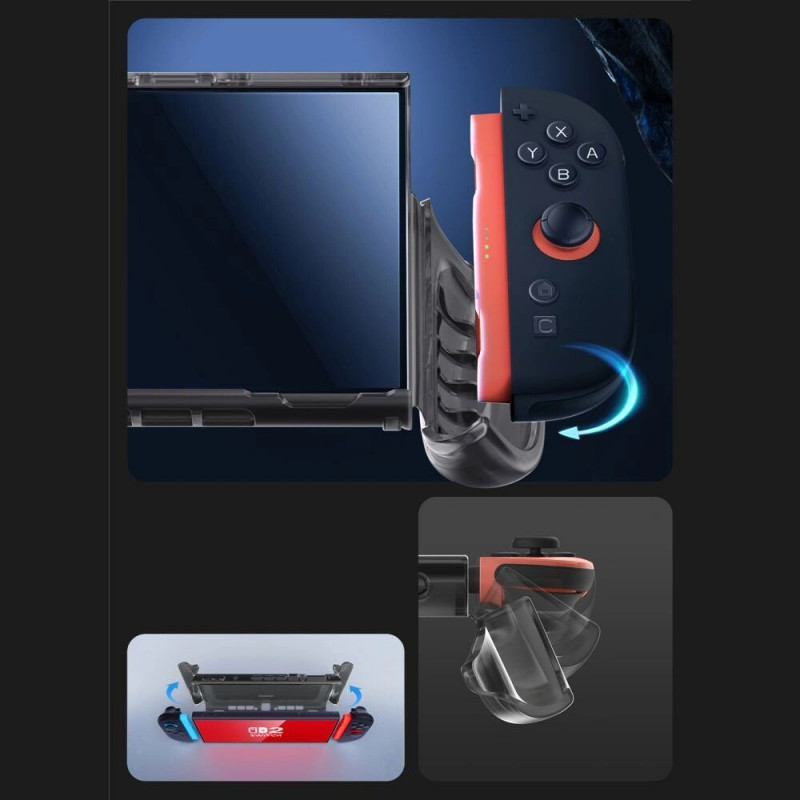 Supcase Crystal Case für Nintendo Switch 2, Frost Black