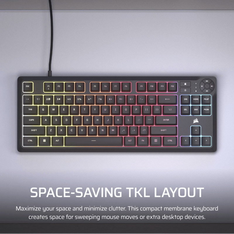 Corsair K55 CORE TKL RGB Gaming-Tastatur