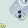 Tech-Protect FlexAir Hybrid MagSafe Hülle für Apple iPhone 15, Glitter Clear