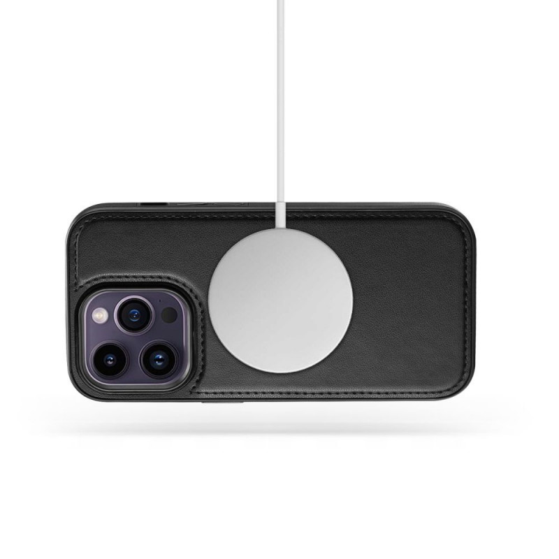 Tech-Protect Wallet MagSafe Hülle für Apple iPhone 13, Schwarz