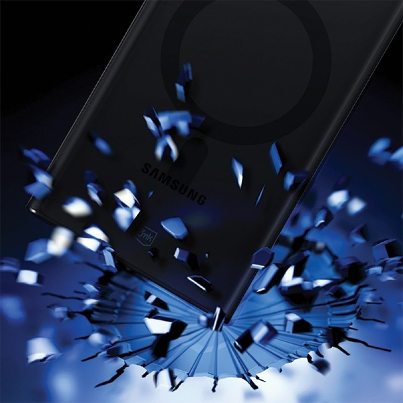 3MK Smoke MagCase für Samsung Galaxy S23 Ultra, halbtransparent