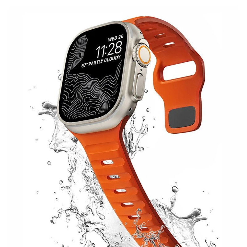 Tech-Protect IconBand Line Armband für Apple Watch 4/5/6/7/8/9/SE/Ultra 44/45/49 mm, Schwarz