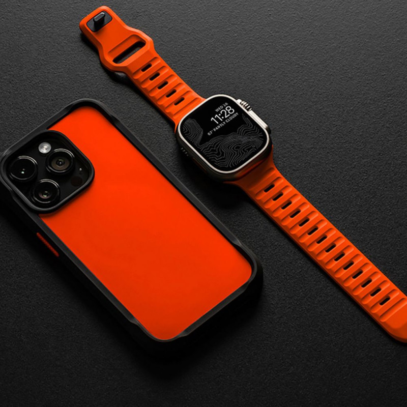 Tech-Protect IconBand Line Armband für Apple Watch 4/5/6/7/8/9/SE/Ultra 44/45/49 mm, Schwarz
