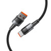 Tech-Protect UltraBoost USB-A/USB-C Kabel 66W 6A 100 cm, Grau