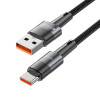 Tech-Protect UltraBoost USB-A/USB-C Kabel 66W 6A 100 cm, Grau
