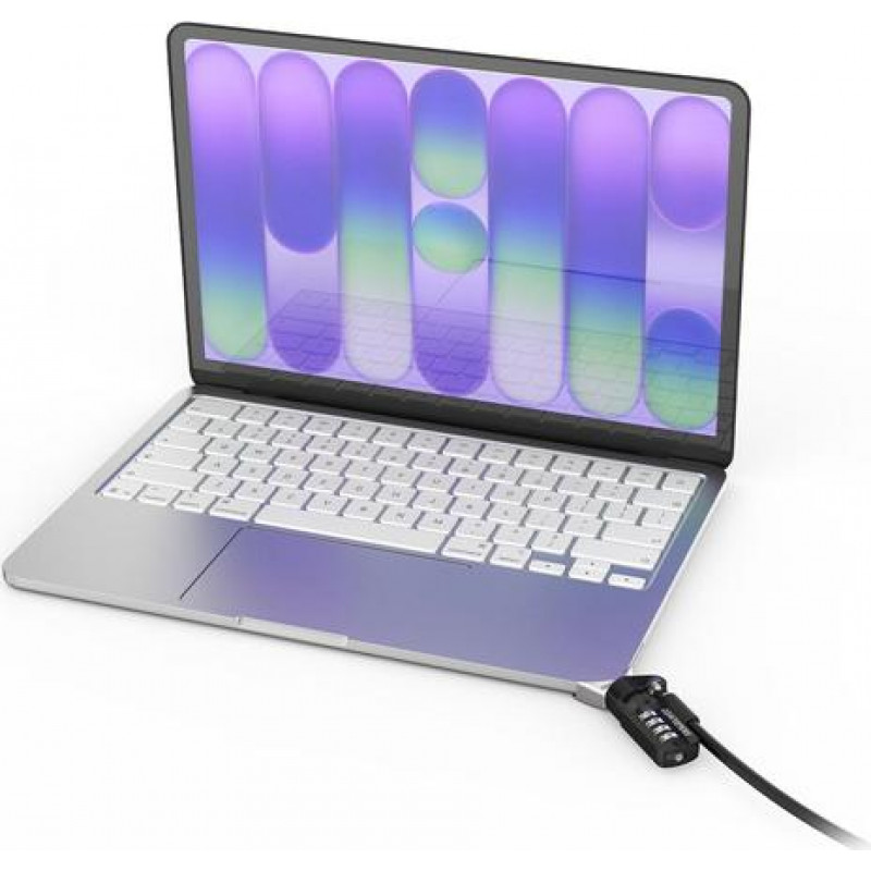 Compulocks Ledge Adapter für MacBook Neo MBALDGN01CL, mit Kombinations-Kabelschloss (Corner Lock)