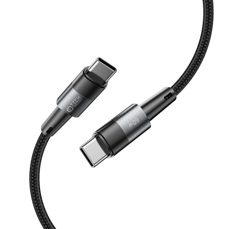 Tech-Protect UltraBoost USB-C/USB-C Kabel PD 60W 3A 100 cm, Grau