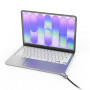 Compulocks Ledge Adapter für MacBook Neo MBALDGN01KL, mit Schlüsselkabelschloss (Corner Lock)
