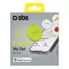 SBS Track My Circle Locator kompatibel mit Apple Find My, Grün