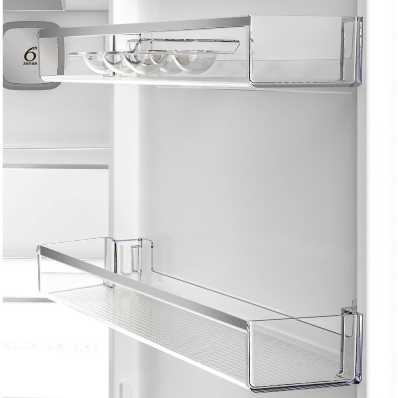 Whirlpool WPC 83I XP freistehende Kühl-Gefrier-Kombination, 316 L, silber (WPC83IXP)