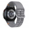 Tech-Protect Silikon-Sportarmband für Samsung Galaxy Watch 4/5/5 Pro/6/7/FE, Crayon Grey