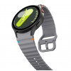 Tech-Protect Silikon-Sportarmband für Samsung Galaxy Watch 4/5/5 Pro/6/7/FE, Crayon Grey
