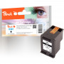 Peach PI300-649 Pigmenttintenpatrone, schwarz, Standardertrag, 6 ml, 215 Seiten (kompatibel mit HP 302, F6U66A)