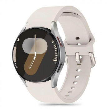 Tech-Protect Silikonarmband THP3041 für Samsung Galaxy Watch 4/5/5 Pro/6/7/FE, Starlight