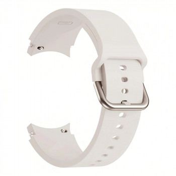 Tech-Protect Silikonarmband THP3041 für Samsung Galaxy Watch 4/5/5 Pro/6/7/FE, Starlight