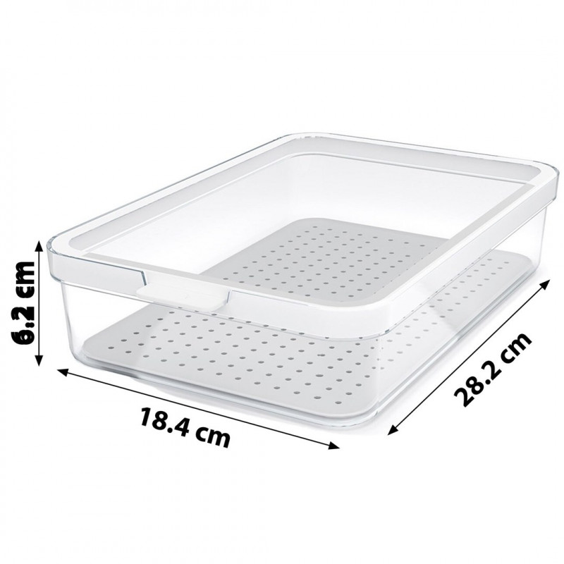 Rotho CAUMA Kühlschrank-Organizer-Set (3 Stk.)