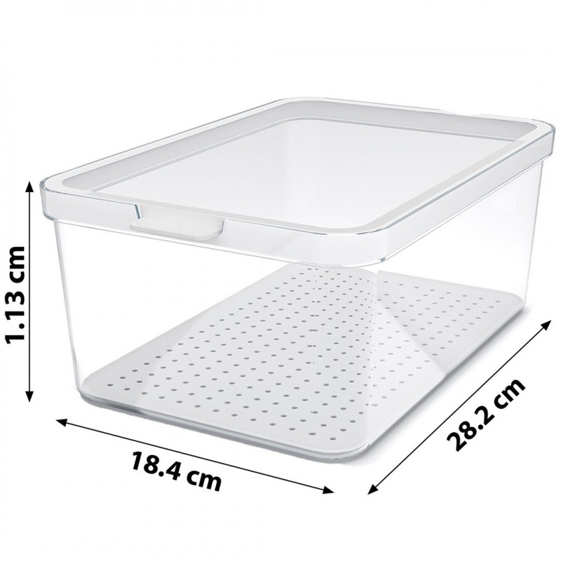 Rotho CAUMA Kühlschrank-Organizer-Set (3 Stk.)