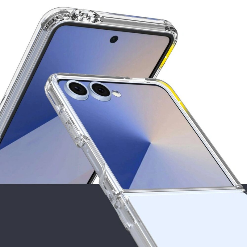 Tech-Protect Flexair Hybrid Hülle THP4318 für Samsung Galaxy Z Flip 7, transparent