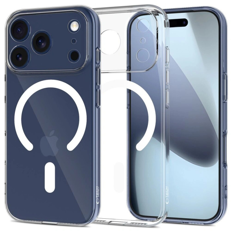 Tech-Protect FlexAir MagSafe Hülle für Apple iPhone 17 Pro Max, transparent