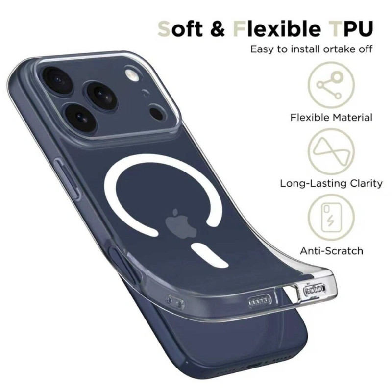 Tech-Protect FlexAir MagSafe Hülle für Apple iPhone 17 Pro Max, transparent