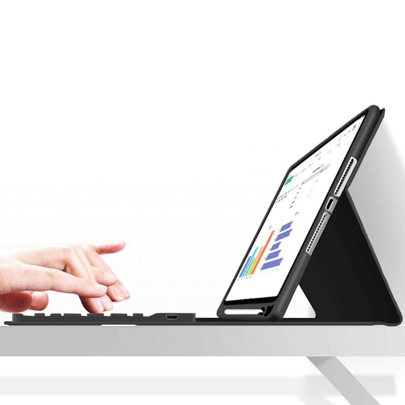 Tech-Protect SC Pen + Keyboard Apple iPad 10.9 (2022) / iPad 11 (2025) Hülle mit Tastatur, Schwarz