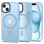 Tech-Protect MagMat MagSafe Hülle für Apple iPhone 15, Matte Sky Blue