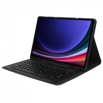 Tech-Protect SmartCase Pen Samsung Galaxy Tab S9 FE+ Hülle mit Tastatur, Schwarz