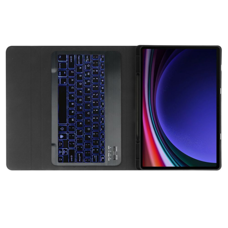 Tech-Protect SmartCase Pen Samsung Galaxy Tab S9 FE+ Hülle mit Tastatur, Schwarz