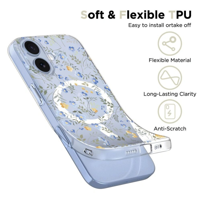 Tech-Protect FlexAir MagSafe Hülle für Apple iPhone 17, Spring Flowers