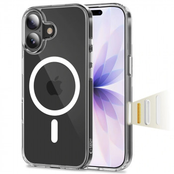 Tech-Protect Flexair Hybrid CC MagSafe Hülle für Apple iPhone 17, transparent