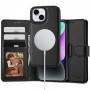 Tech-Protect Wallet MagSafe Hülle für Apple iPhone 15, schwarz (THP2284)