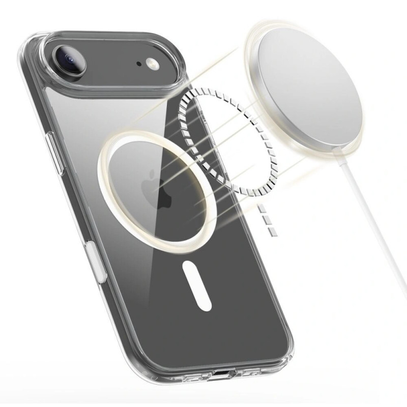 Tech-Protect Flexair Hybrid CC MagSafe Hülle für Apple iPhone Air, transparent