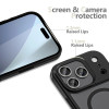 Tech-Protect Magmat MagSafe Hülle für Apple iPhone 17 Pro, mattes Schwarz