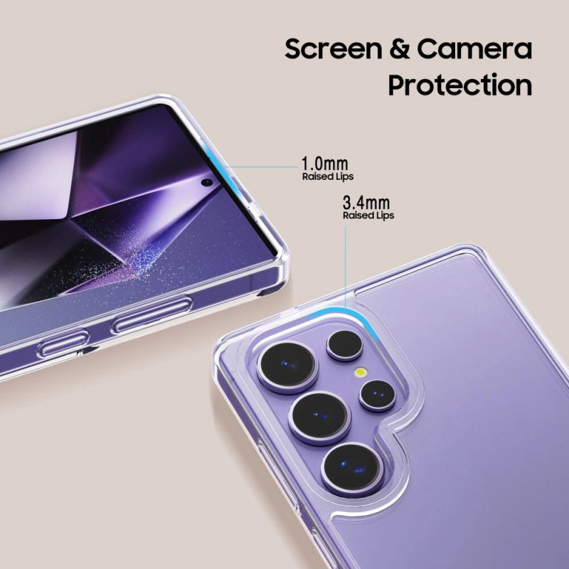 Tech-Protect Flexair Hybrid Hülle für Samsung Galaxy S25 Ultra, transparent