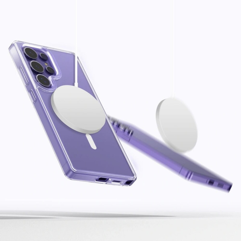 Tech-Protect Flexair Hybrid MagSafe Hülle für Samsung Galaxy S25 Ultra, transparent