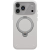 UNIQ Elix Hülle für Apple iPhone 18 Pro Max / 17 Pro Max, 360° drehbarer Kickstand, hellgrau