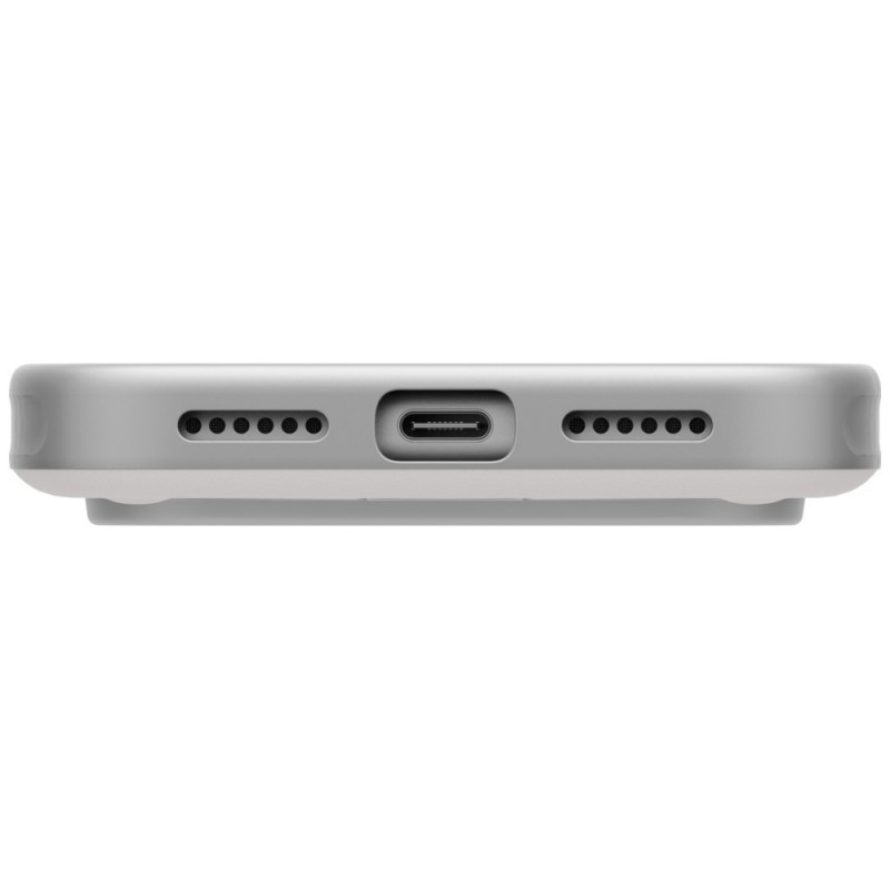 UNIQ Elix Hülle für Apple iPhone 18 Pro Max / 17 Pro Max, 360° drehbarer Kickstand, hellgrau