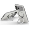 UNIQ Elix Hülle für Apple iPhone 18 Pro Max / 17 Pro Max, 360° drehbarer Kickstand, hellgrau
