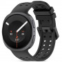 Tech-Protect Silikon-Air-Armband für Samsung Galaxy Watch 8 / 9 / Classic 40 / 44 / 46 mm, Schwarz