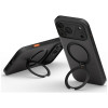 UNIQ Elix Hülle für Apple iPhone 18 Pro Max / 17 Pro Max, 360° drehbarer Kickstand, grau