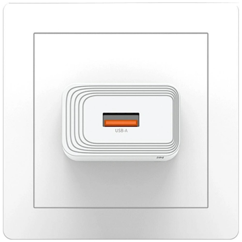 USAMS CC326 T69 USB-A-Wandladegerät, 10,5 W, 2,1 A, Weiß