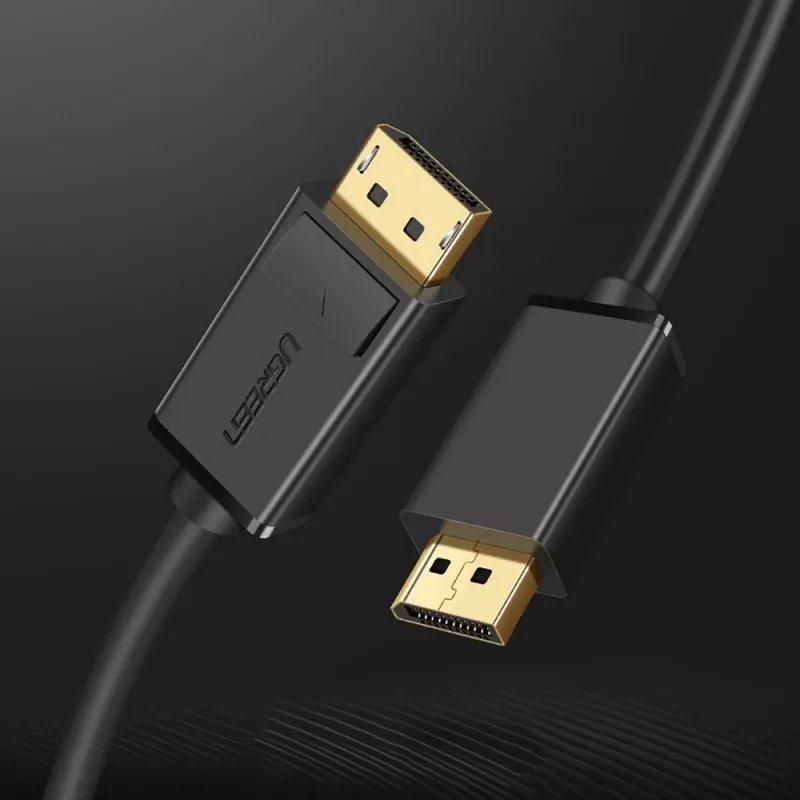 iLike Ugreen DP102 (10212) DisplayPort 1.2 auf DisplayPort 1.2 Kabel, 4K, 3 m, schwarz