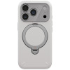 UNIQ Elix Hülle für Apple iPhone 18 Pro / 17 Pro, 360° drehbarer Kickstand, hellgrau