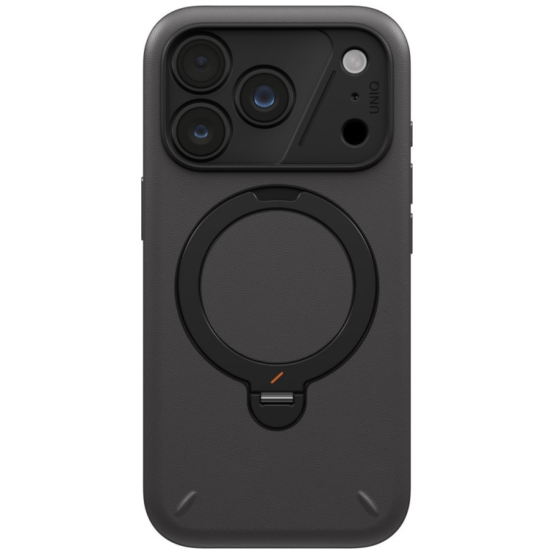 UNIQ Elix Hülle für Apple iPhone 18 Pro / 17 Pro, 360° drehbarer Kickstand, grau