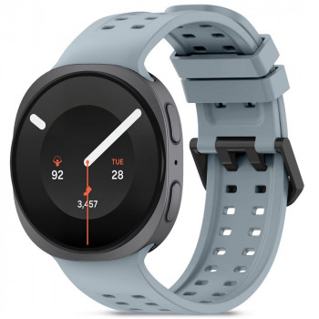 Tech-Protect Silikon-Air-Armband für Samsung Galaxy Watch 8 / 9 / Classic 40 / 44 / 46 mm, Mist Grey