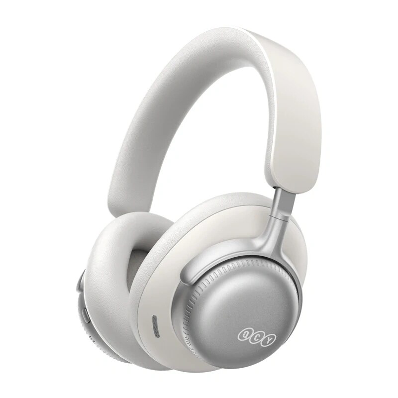 QCY H6 Ultra drahtlose Over-Ear-Kopfhörer, adaptives ANC, Bluetooth 6.0, weiß