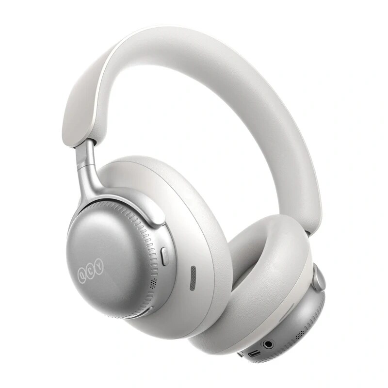 QCY H6 Ultra drahtlose Over-Ear-Kopfhörer, adaptives ANC, Bluetooth 6.0, weiß