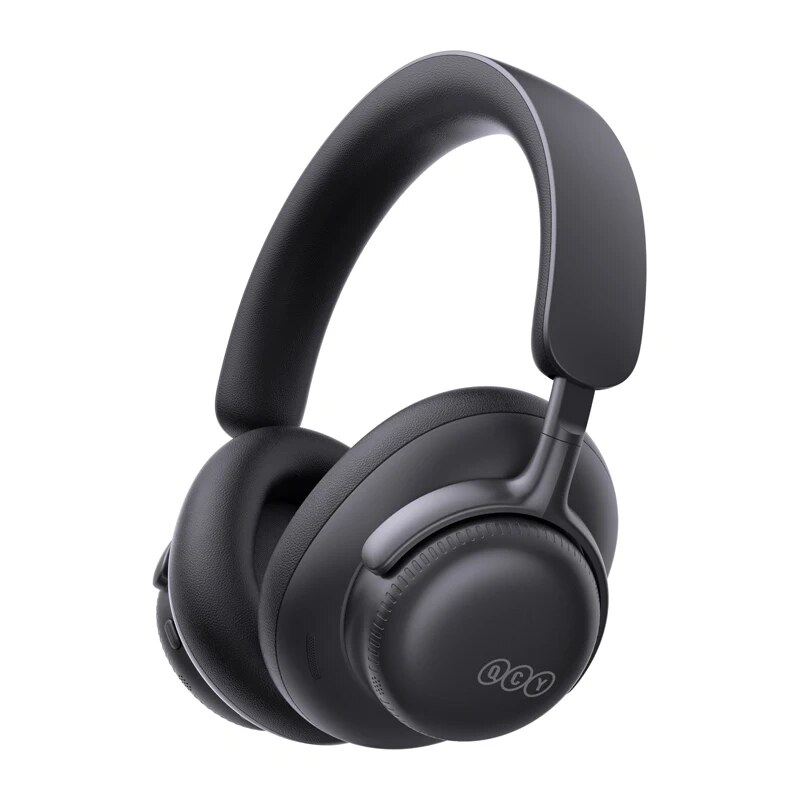 QCY H6 Ultra drahtlose Over-Ear-Kopfhörer, adaptives ANC, Bluetooth 6.0, schwarz